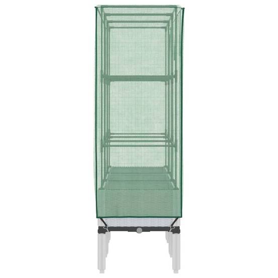 Vidaxl - Jardinière surélevée avec housse aspect rotin-Lit surélevé de jardin 120x40x140 cm 197715 - Image 6