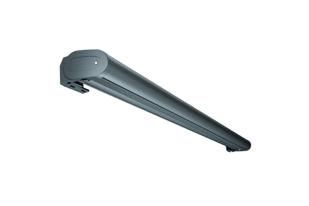 Ombrazur - Store banne Coffre intégral PROTECT 2 Gris Anthracite 4,05x3,50m Motorisé à  télécommande - Toile Ecrue OMBRAZUR - Image 3
