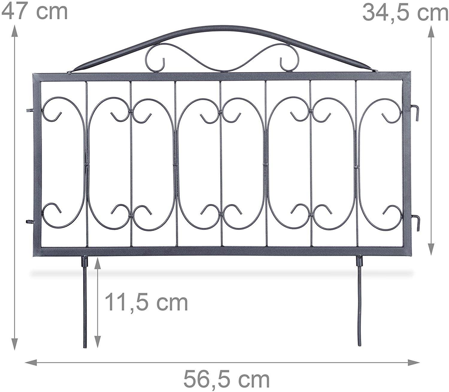 Clôture décorative de jardin en métal - Image 3