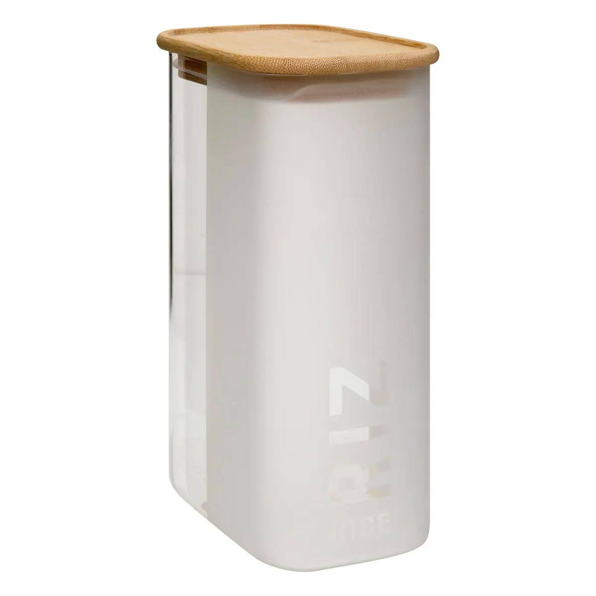 Boîte à Riz en Verre "Glassy" 1,6L Transparent - Image 1