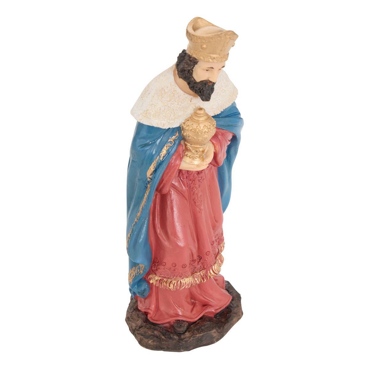 Atmosphera - Lot de 3 santons Maagi en résine H. 20 cm - Atmosphera Créateur d'intérieur - Image 3