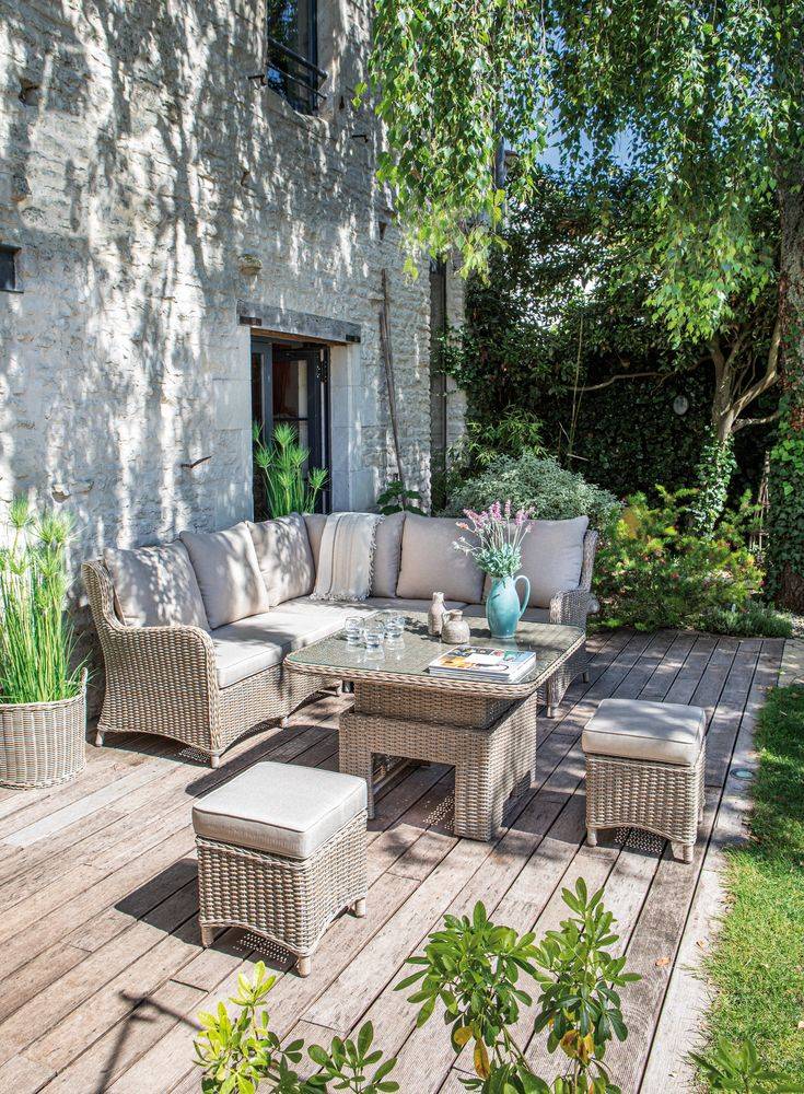 Proloisirs - Salon De Jardin Toulon - Alu/Resine - Brun/Taupe PROLOISIRS - Image 2