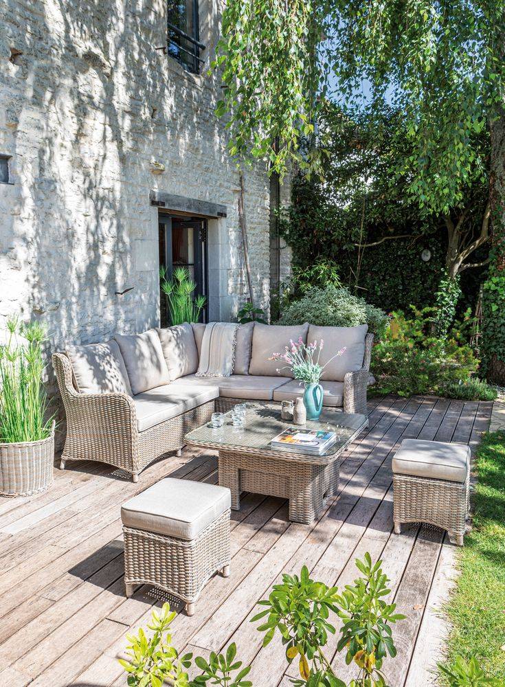 Proloisirs - Salon De Jardin Toulon - Alu/Resine - Brun/Taupe PROLOISIRS - Image 3