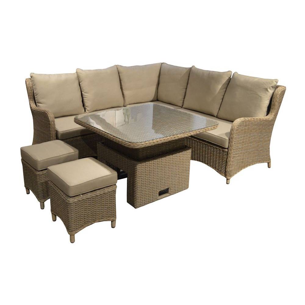 Proloisirs - Salon De Jardin Toulon - Alu/Resine - Brun/Taupe PROLOISIRS