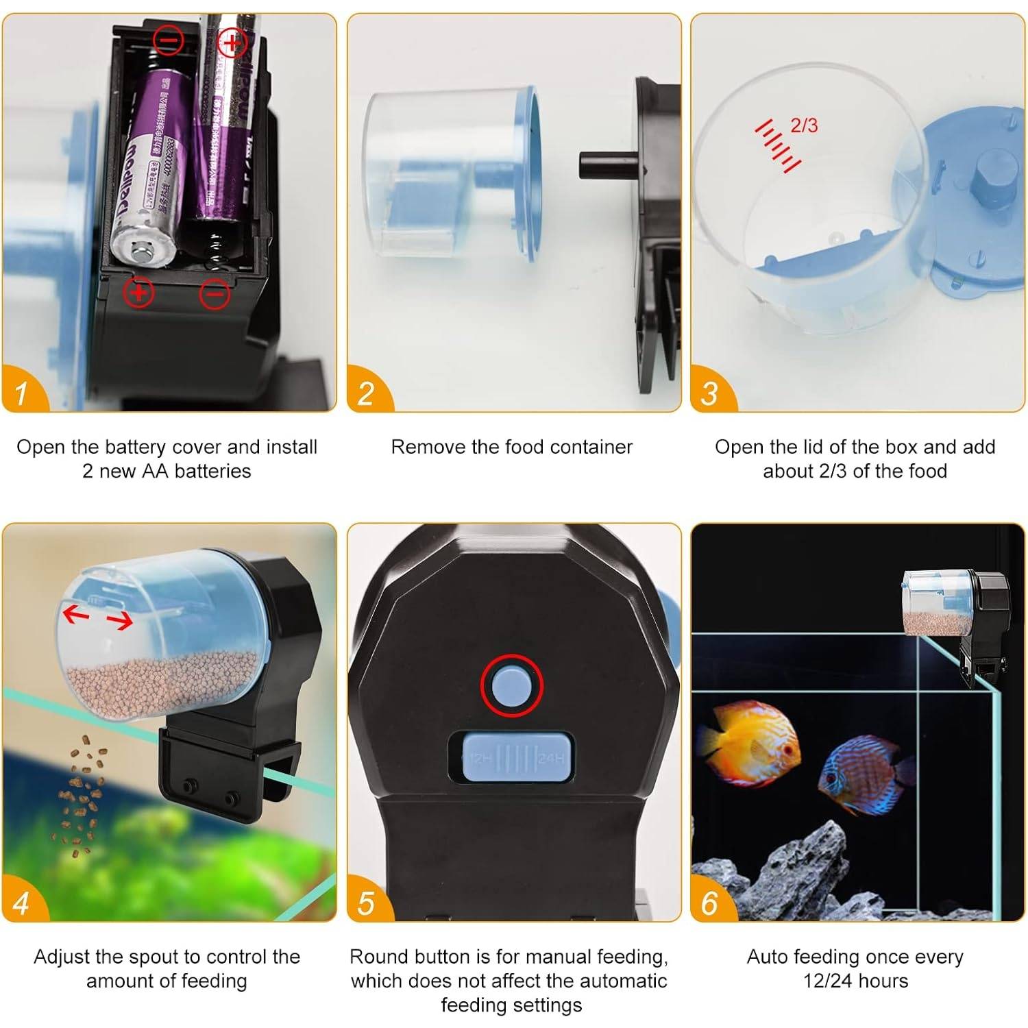 DtopbuyAge - Distributeur Nourriture Automatique - Minuteur Intégré DtopbuyAge - Image 3