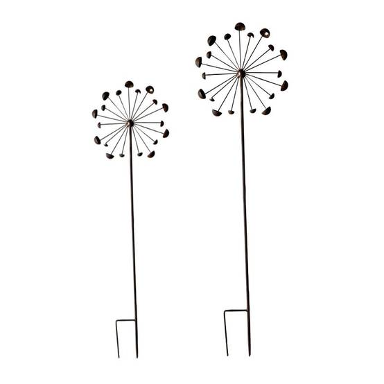 La Grande Prairie - Ensemble 2 Tuteurs fleurs en Fer Pistillus 32x110cm