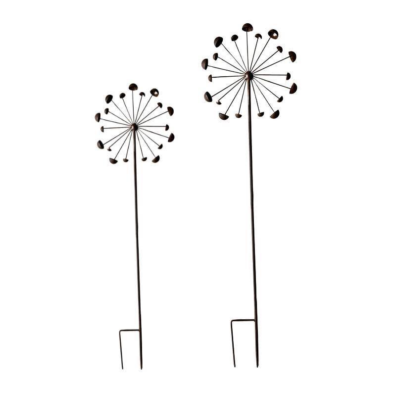 La Grande Prairie - Ensemble 2 Tuteurs fleurs en Fer Pistillus 32x110cm