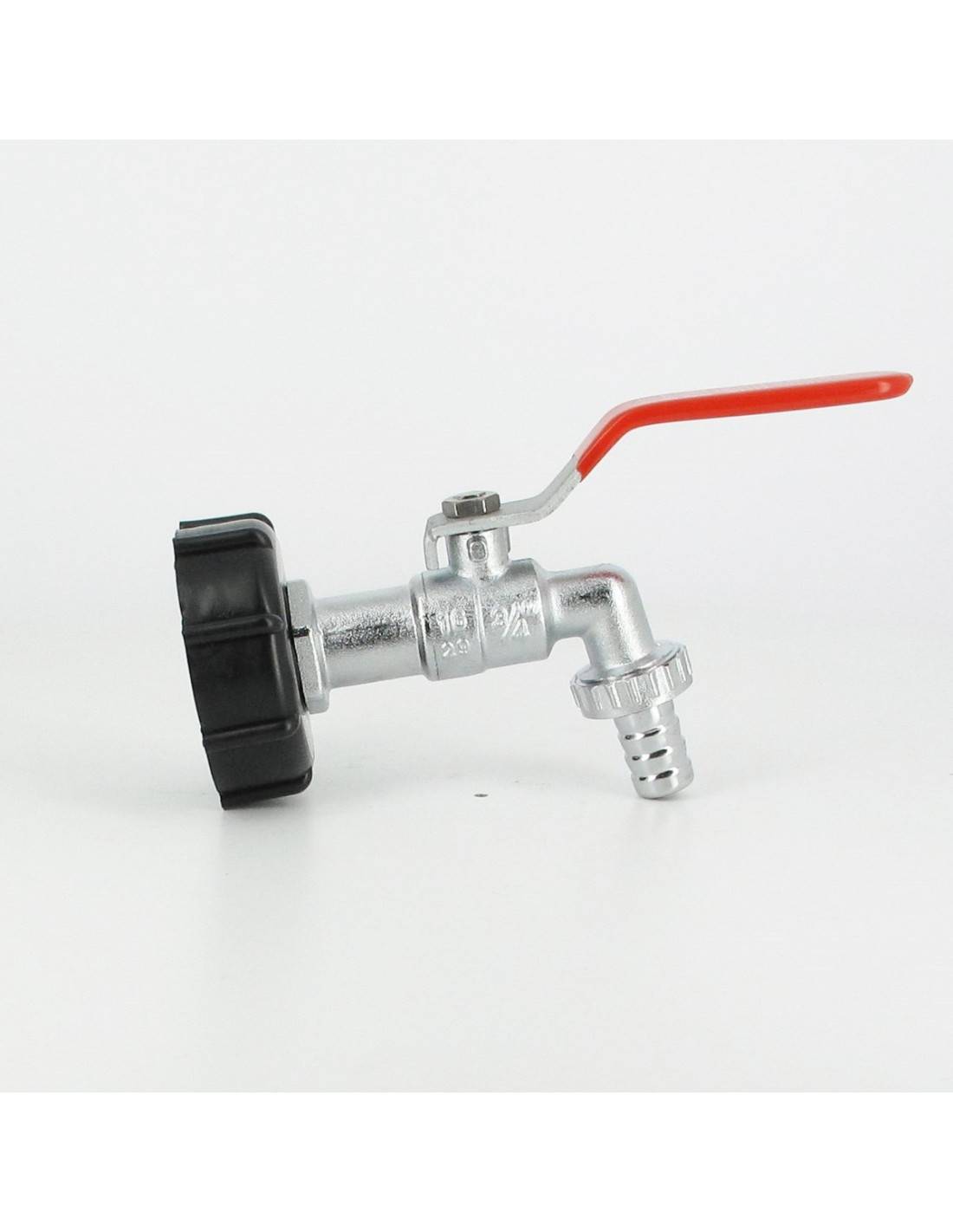 Raccord cuve eau S60X6 - Robinet laiton chromé 15 mm - Image 4