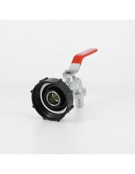 Raccord cuve eau S60X6 - Robinet laiton chromé 15 mm - Image 3