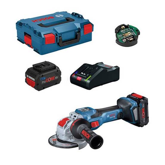 Bosch - Meuleuse sans fil BITURBO GWS 18V -15 SC X-Lock 2x8.0 Ah BOSCH - 06019H6501 - Image 1