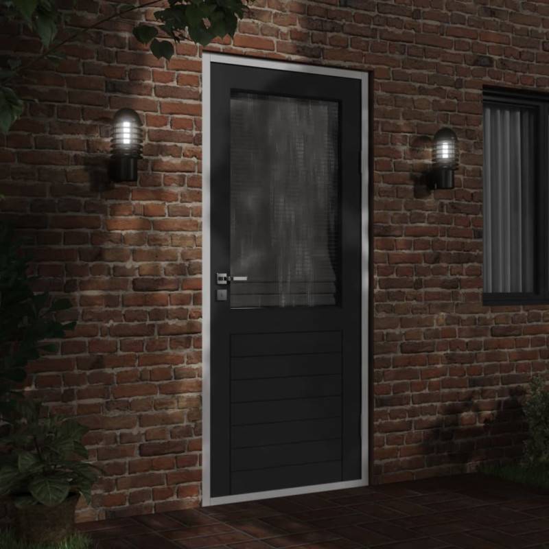 Vidaxl - Appliques Murales D Extérieur 2 Pcs Noir Acier Inoxydable - Image 3