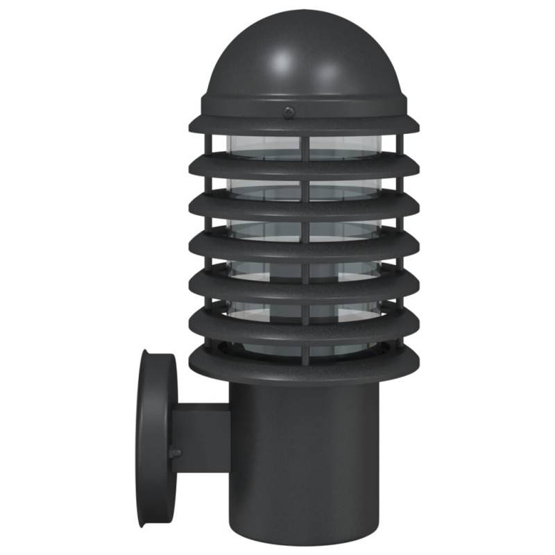 Vidaxl - Appliques Murales D Extérieur 2 Pcs Noir Acier Inoxydable - Image 5