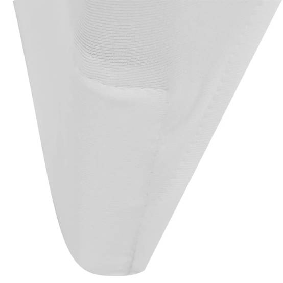 Housse pour chaises - Housse de protection blanche extensible 6 pièces PC108 - Image 6