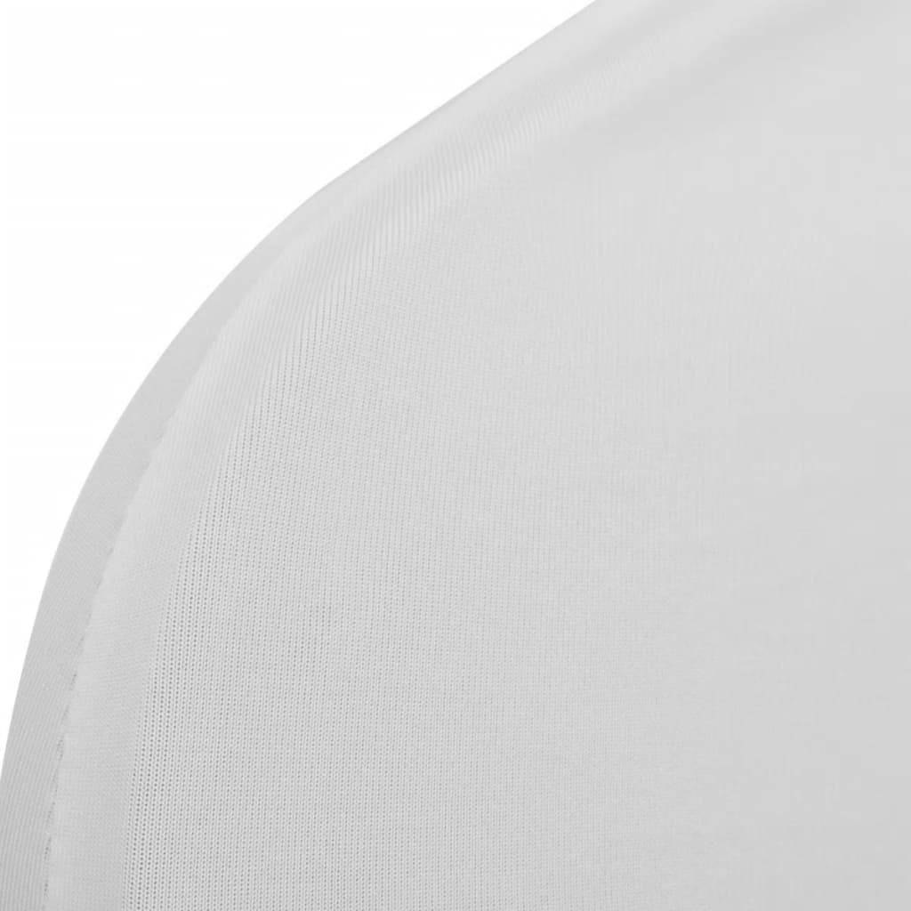 Housse pour chaises - Housse de protection blanche extensible 6 pièces PC108 - Image 7