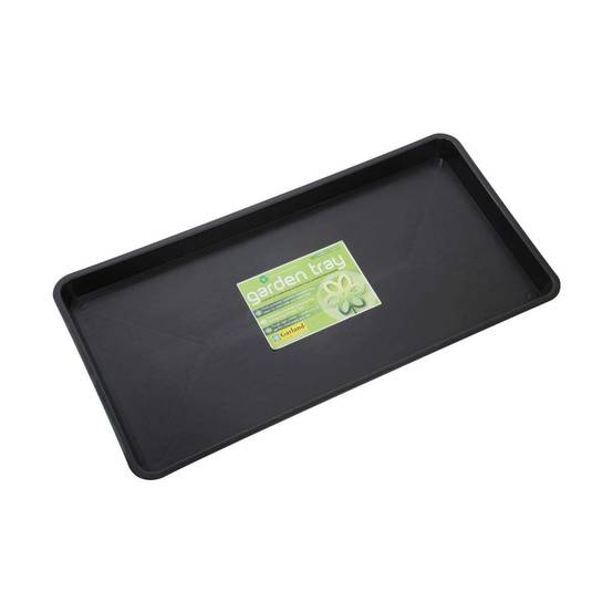 Garland - Plateau de jardin en polypropylène noir 79 x 40 x 5 cm - Image 1