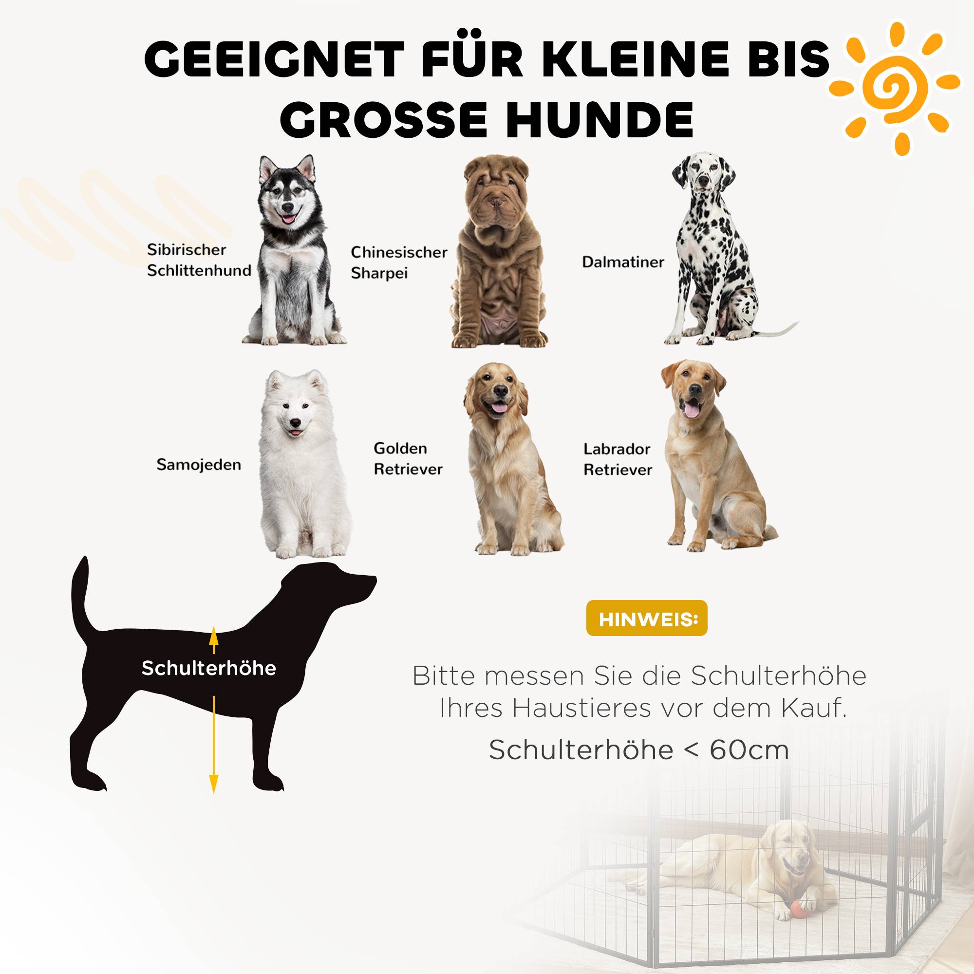 Extension Enclos Chien Acier Jardin Parc Modulable 2 Panneaux 80x100cm Noir - ComfortXL Pet Living - Image 6