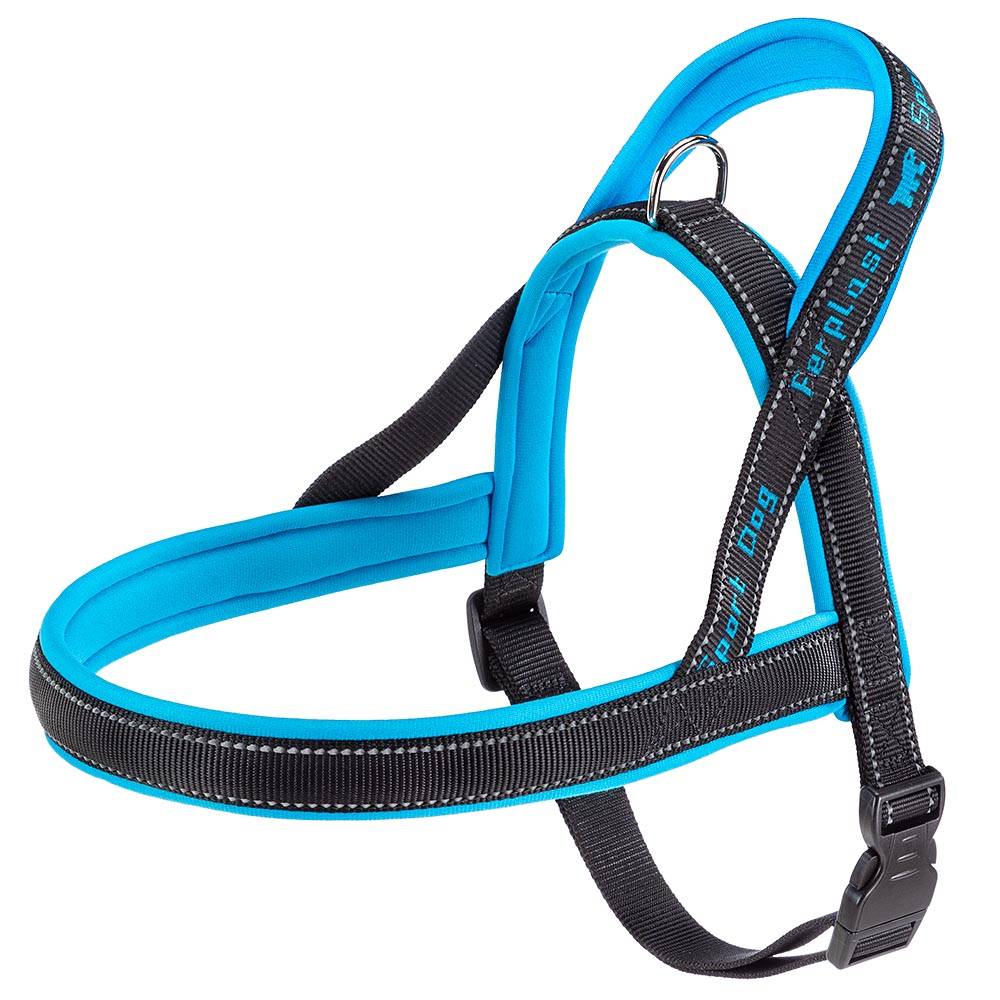 Ferplast - Ferplast Harnais chien SPORT DOG, Harnais pour chien taille Grande, Harnais Suédois, Rembourrage doux, Coutures Réfléchissantes, Fermeture par - Image 1