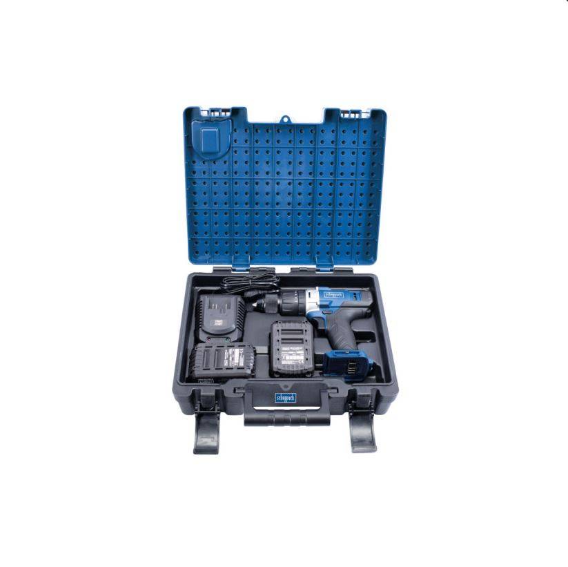 Scheppach - Perceuse à percussion 20V - SCHEPPACH - avec 2 batteries 20 V 2.0Ah - chargeur - Coffret d'accessoires - DTB-20ProS - Image 4