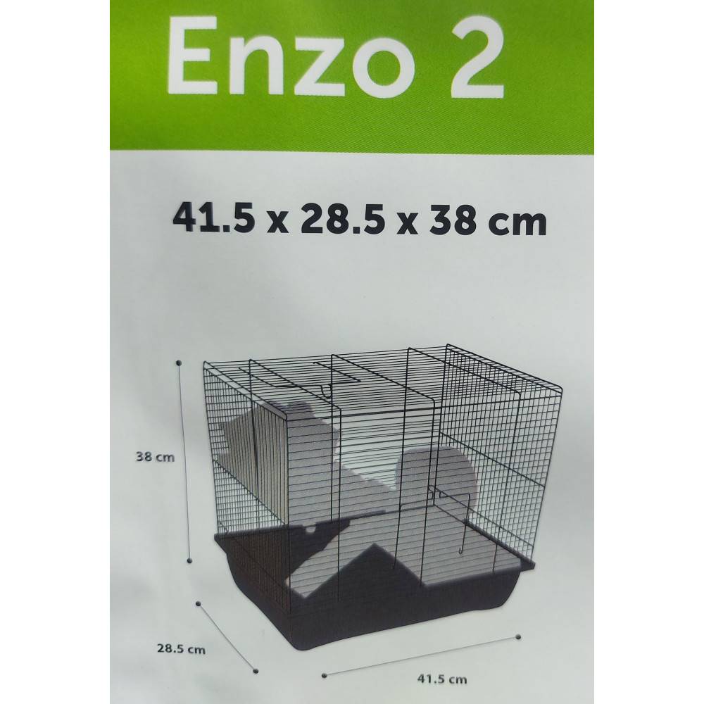 Cage ENZO 41.5 x 28.5 x 48.5 cm Model 3 pour hamster - Image 7
