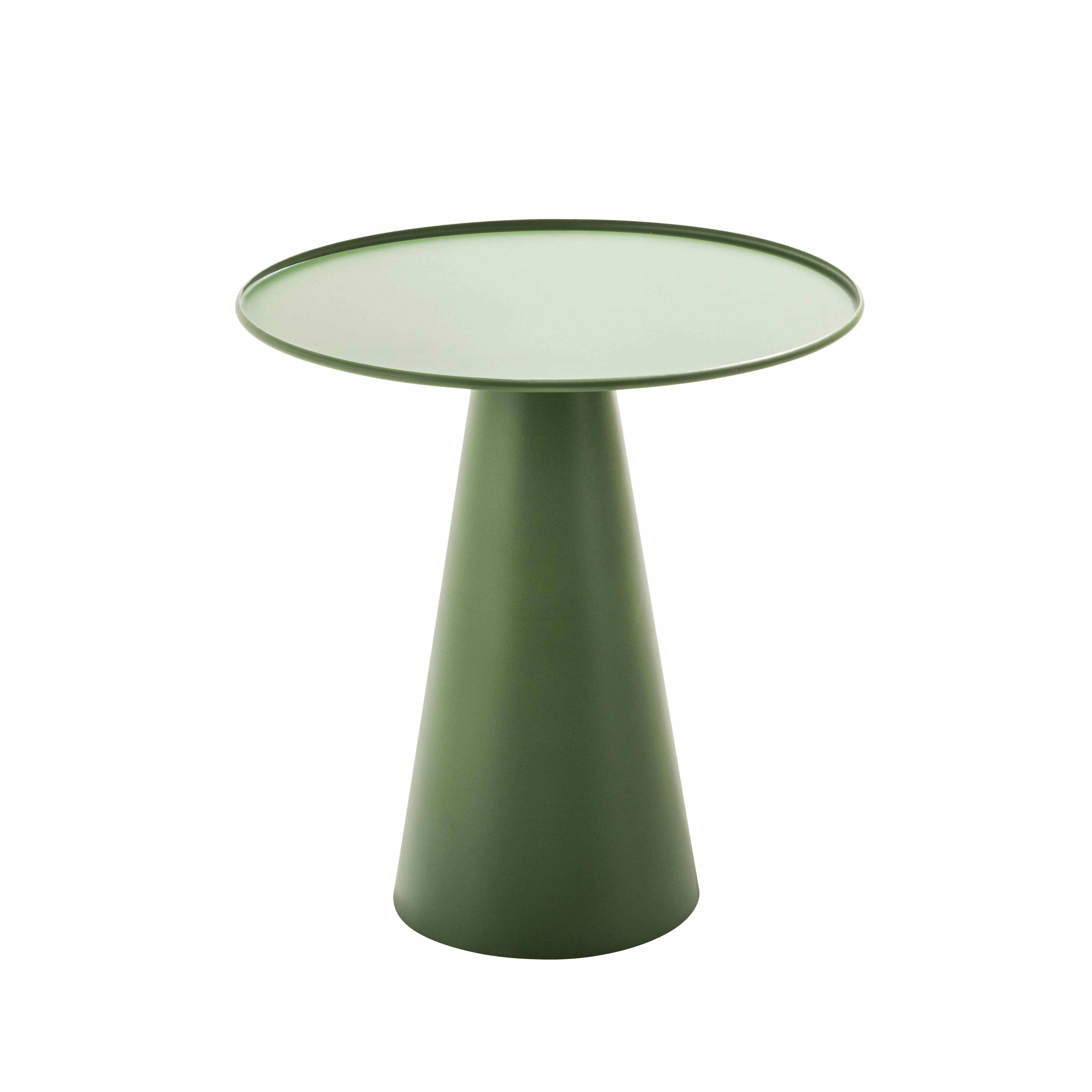 Oviala - Lot de 2 tables basses de jardin rondes vert cactus
 Gomba - Oviala - Image 4