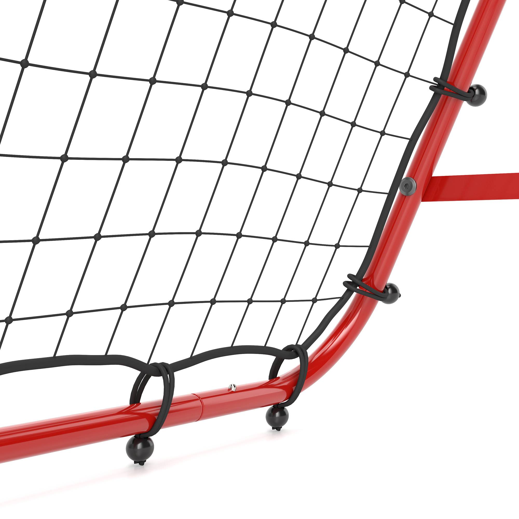 ComfortXL - Rebondeur de football en acier cage de retour angle réglable pour entraînement Rouge – ComfortXL Outdoor Living - Image 8