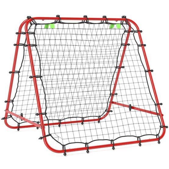 ComfortXL - Rebondeur de football en acier cage de retour angle réglable pour entraînement Rouge – ComfortXL Outdoor Living - Image 2
