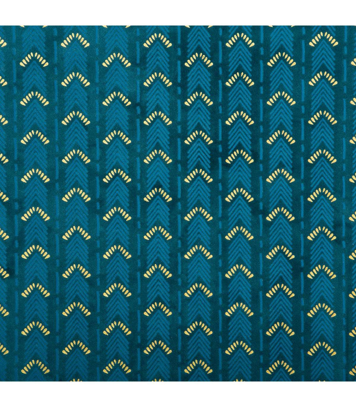 2 en 1 Pouf et Coffre de rangement en Velours Bleu canard 38 x 38 cm - Image 3