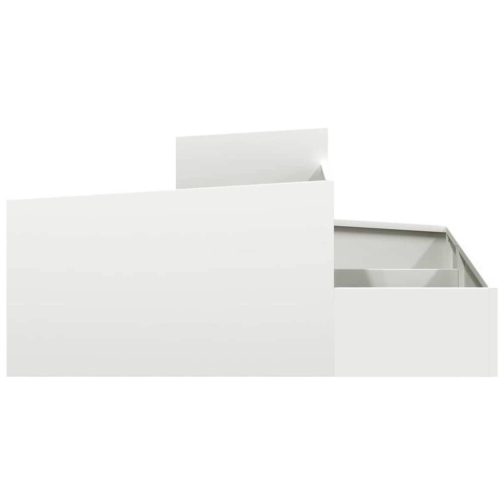 ComfortXL - Très grand cache-pot carré acier Blanc 100x100 cm – ComfortXL Outdoor Living - Image 6