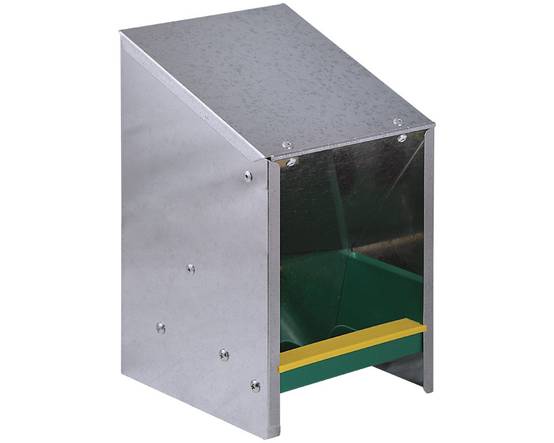 Mangeoire à trémie galva 2,5 kg - Cot Cot House