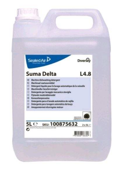 Détergent concentré pour Lavage auto Vaisselle - Lot de 3 Colis de 2 Flacons de 5 Litres - Diversey