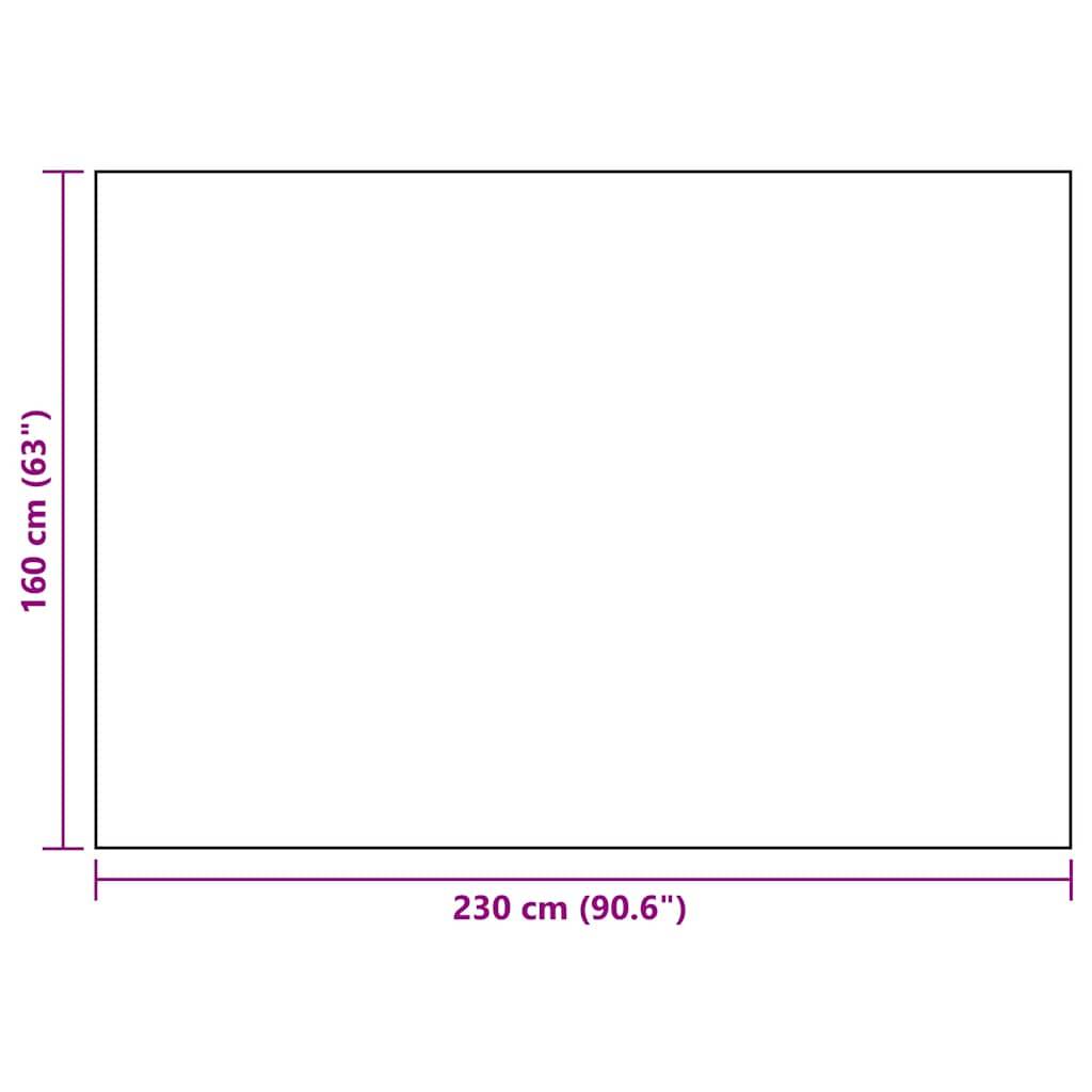 Tapis de Terrasse en PP Résistant UV et Lavable Intérieur Extérieur Blanc et Noir 160x230 cm – ComfortXL Outdoor Living - Image 7