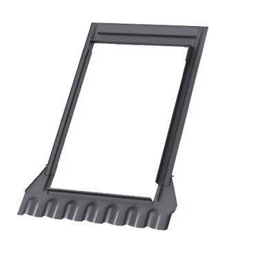 Raccord Gris VELUX 55x78 cm pour tuiles à onde inférieure à 120mm - EDW ...