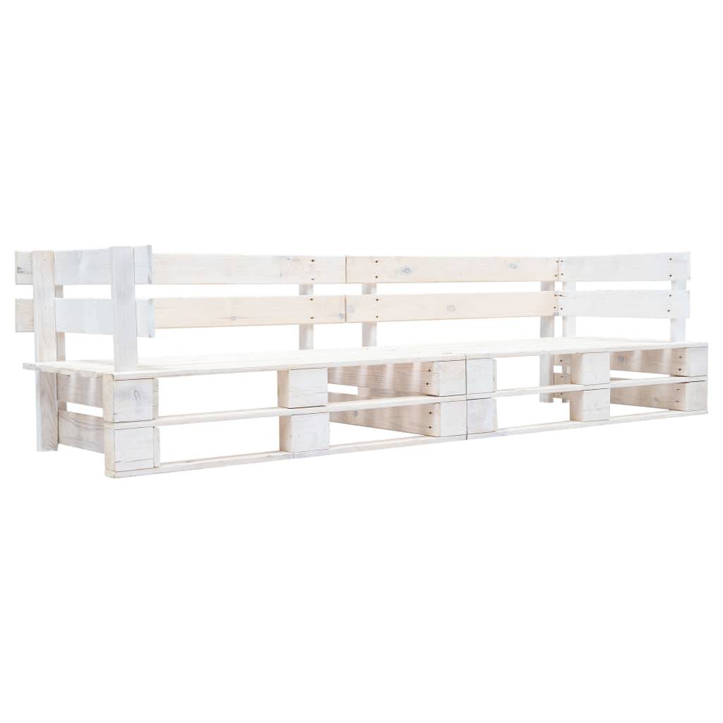 Prolenta Premium - Banc de jardin Blanc 66 X 220 cm - Prolenta Premium - Image 1
