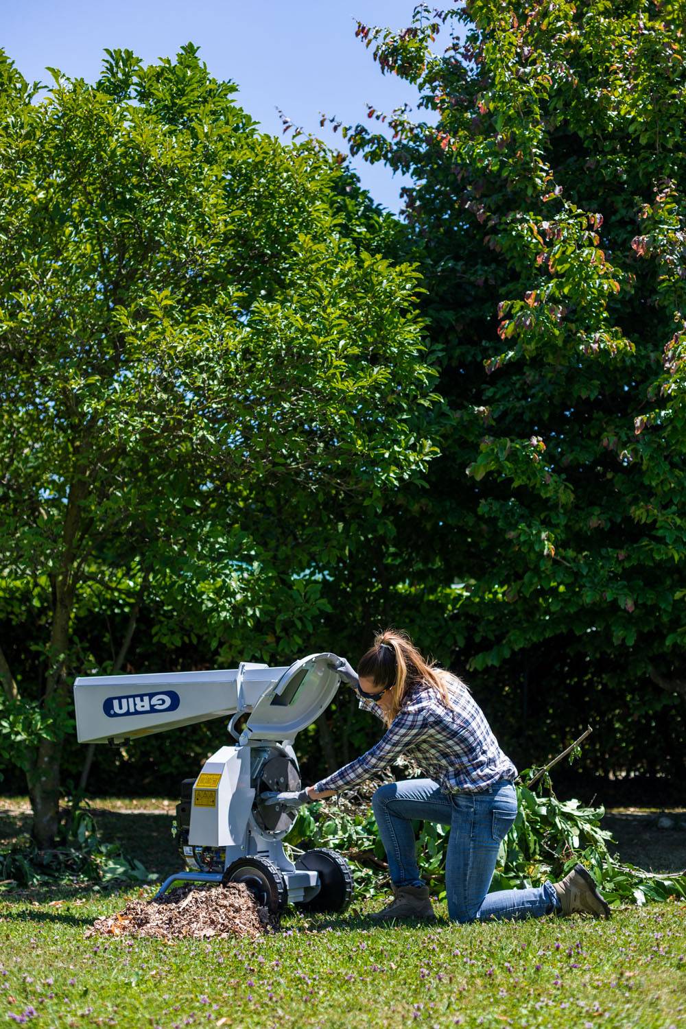 Grin - Broyeur de végétaux thermique GRIN, 50mm, Briggs Stratton 208cc, démarrage électrique - BIOCH50 - Image 9