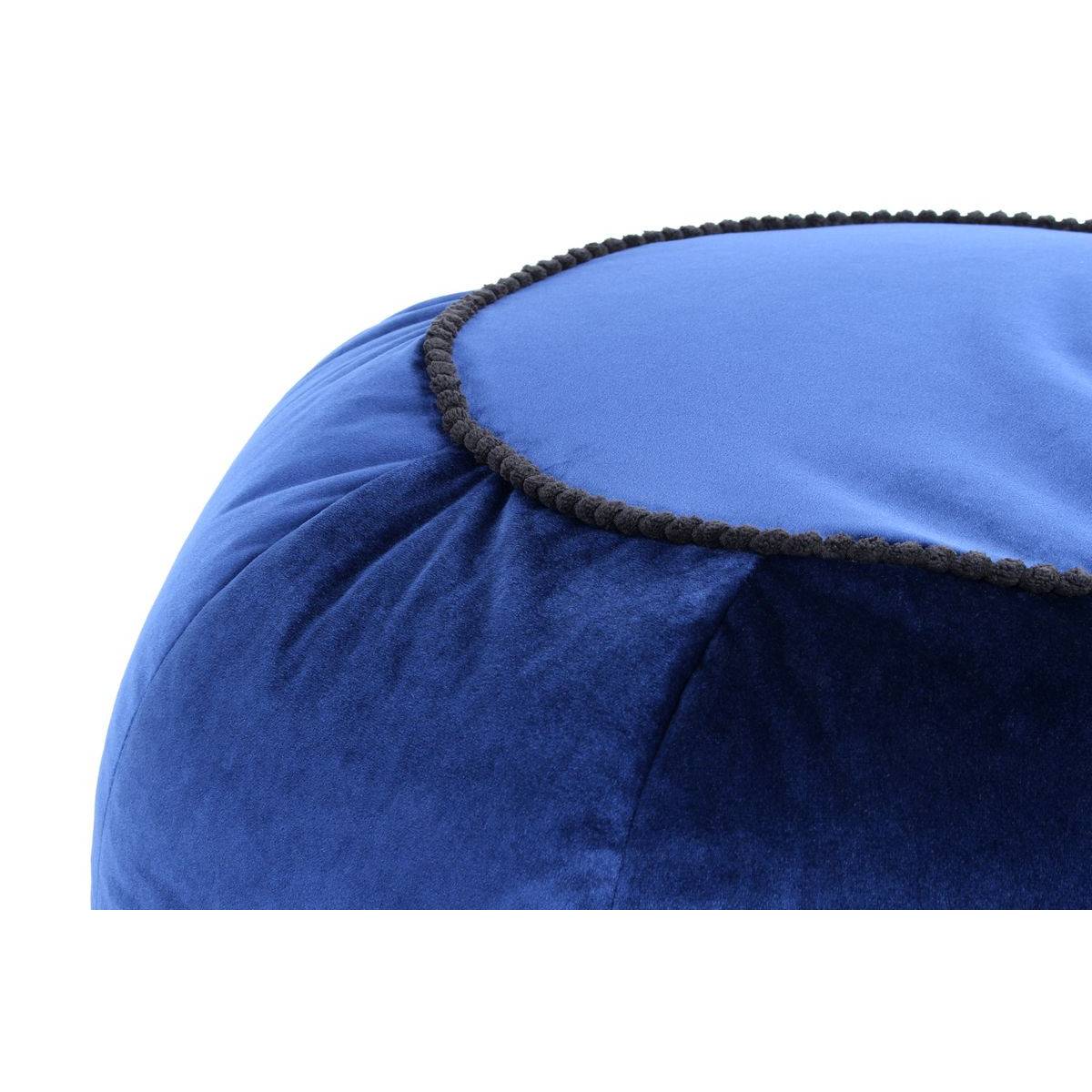 Pouf Rond en Velours 