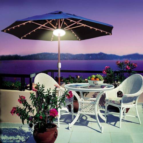 Lampe LED pour parasol avec enceinte sans fil PARASOUND MAGNETICLAND - Image 3