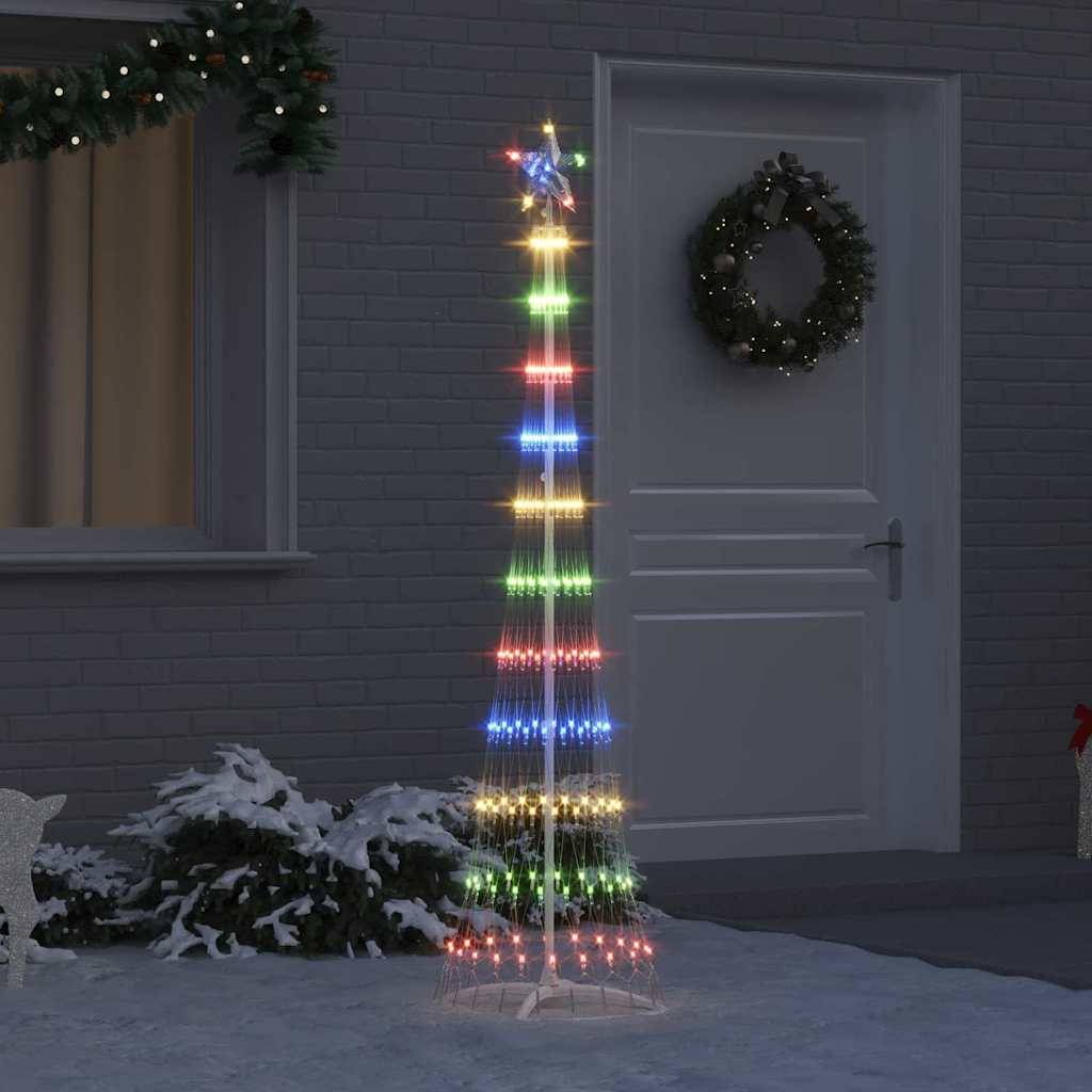 Sapin de Noël Led décoré, éclairage chaleureux et hauteur 90 cm | Leroy