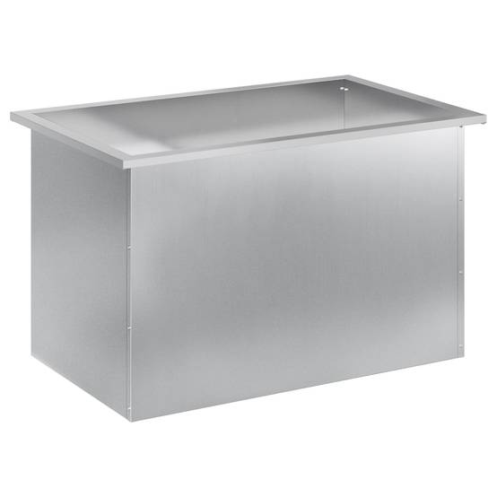 Vidaxl - Jardinière de jardin avec LED-Pot de fleur-Bac à fleurs Argenté 50 x 80 x 48 cm 249861 - Image 4