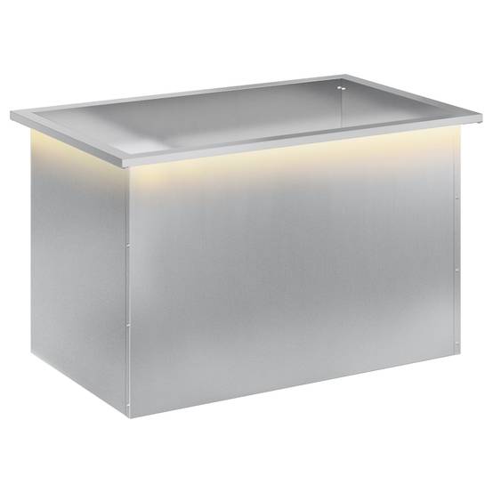 Vidaxl - Jardinière de jardin avec LED-Pot de fleur-Bac à fleurs Argenté 50 x 80 x 48 cm 249861 - Image 2