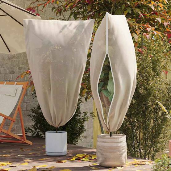 PANGIVO - Housses de protection hivernale tissu non tissé beige 180 x 120 cm - PANGIVO - Image 1
