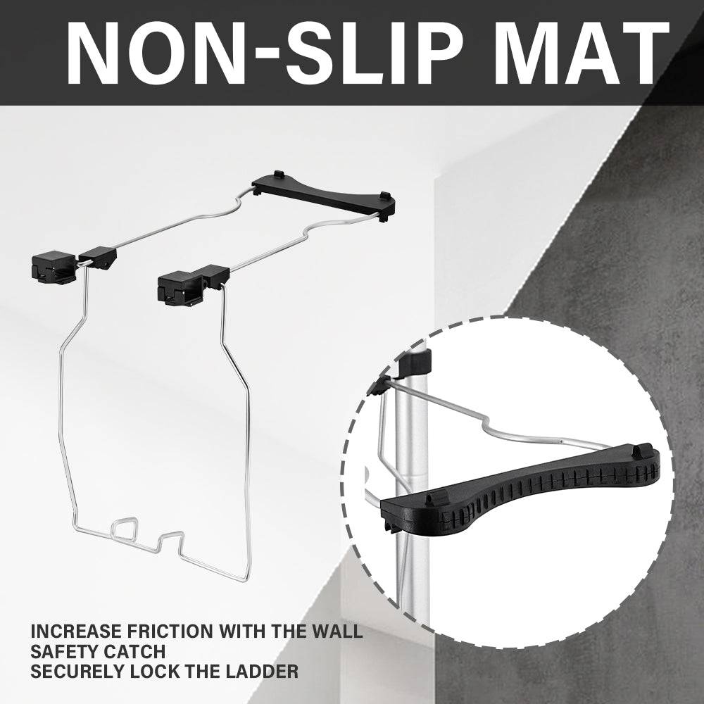 Teeno - Stabilisateur d'échelle, stabilité triangulaire, propriétés anti-balancement, accessoire d'échelle, empêche la flexion, convient aux marches de 40 cm - Image 2
