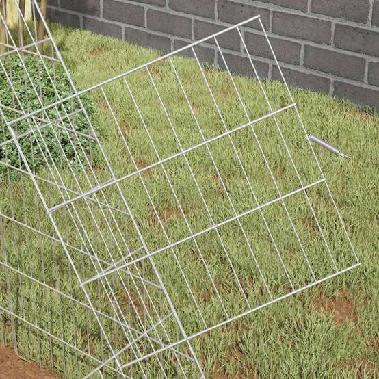 Extension Poulailler Acier Durable Protection Renard Extérieur 215cm - ComfortXL Outdoor Living - Image 4