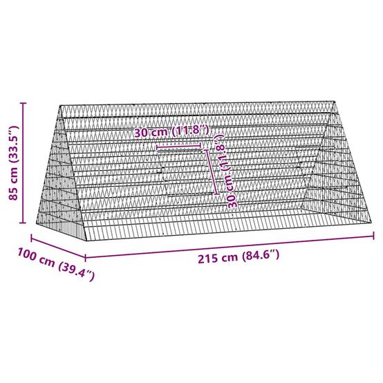 Extension Poulailler Acier Durable Protection Renard Extérieur 215cm - ComfortXL Outdoor Living - Image 6