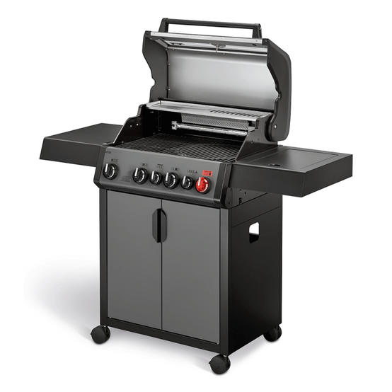 Barbecue gaz Hyde 4 – ENDERS BY FAVEX – TURBO ZONE™ 800 °C – Brûleur arrière & latéral – SWITCH GRID™ – Jusqu'à 14 convives - Image 4