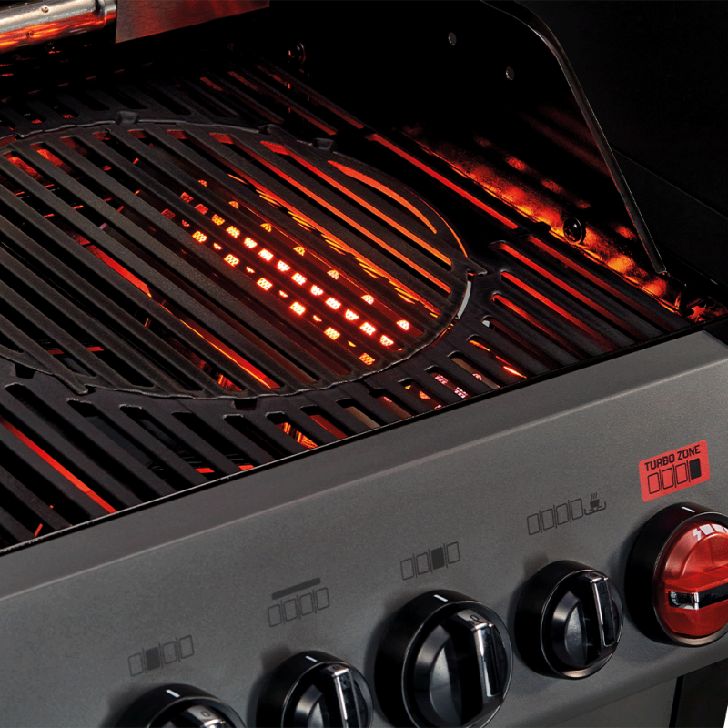 Barbecue gaz Hyde 4 – ENDERS BY FAVEX – TURBO ZONE™ 800 °C – Brûleur arrière & latéral – SWITCH GRID™ – Jusqu'à 14 convives - Image 5