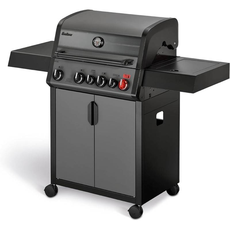 Barbecue gaz Hyde 4 – ENDERS BY FAVEX – TURBO ZONE™ 800 °C – Brûleur arrière & latéral – SWITCH GRID™ – Jusqu'à 14 convives - Image 1