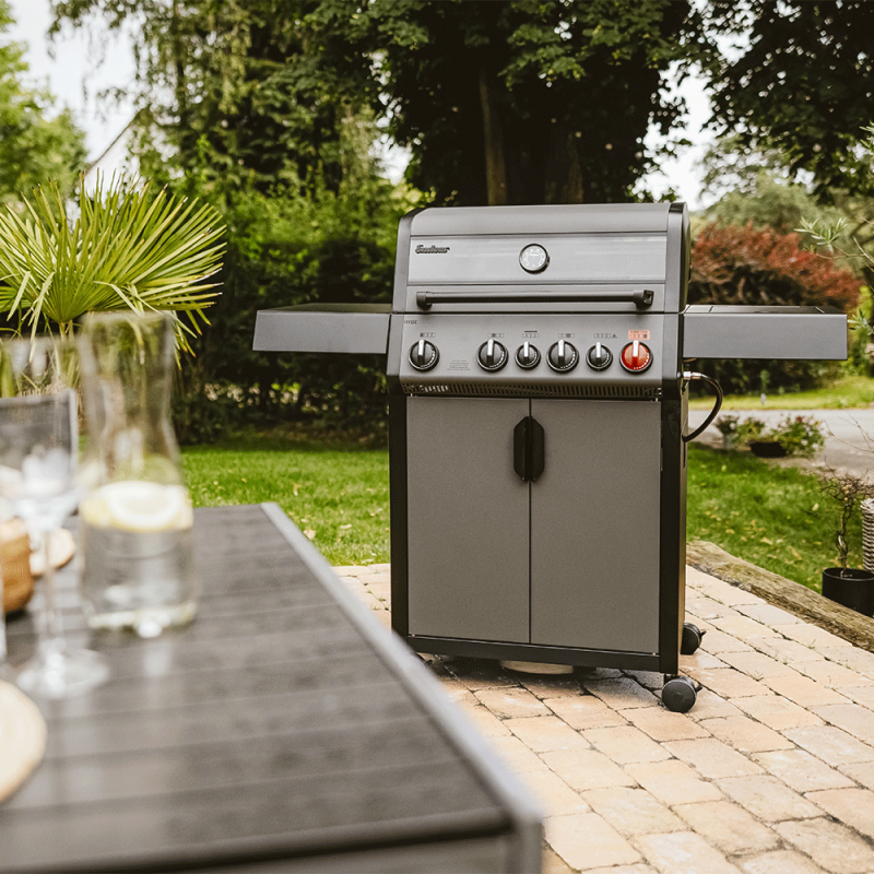 Barbecue gaz Hyde 4 – ENDERS BY FAVEX – TURBO ZONE™ 800 °C – Brûleur arrière & latéral – SWITCH GRID™ – Jusqu'à 14 convives - Image 3