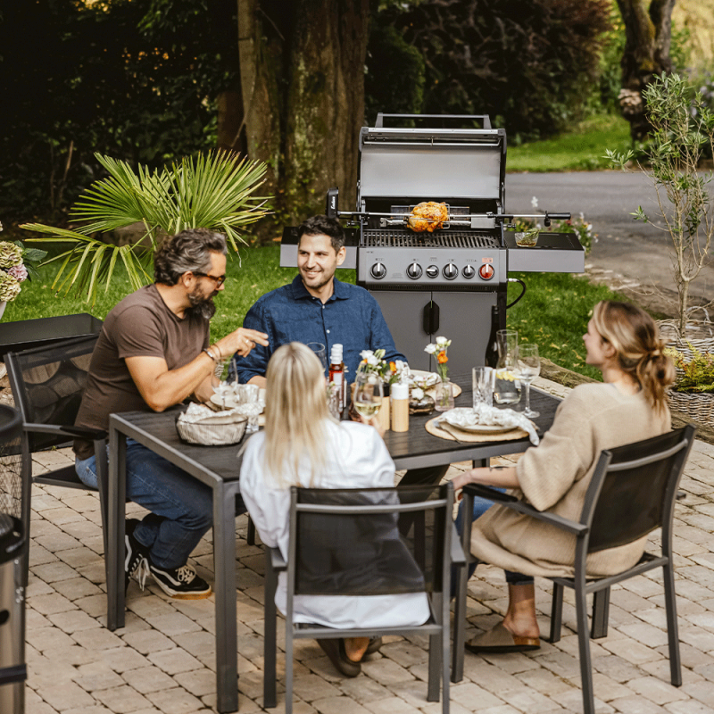 Barbecue gaz Hyde 4 – ENDERS BY FAVEX – TURBO ZONE™ 800 °C – Brûleur arrière & latéral – SWITCH GRID™ – Jusqu'à 14 convives - Image 2