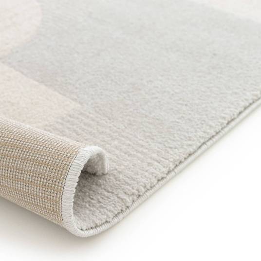 Decoweb - Tapis intérieur géométrique - Bauhaus - Gris et beige naturel - 160 x 230 cm - Decoweb - Image 4