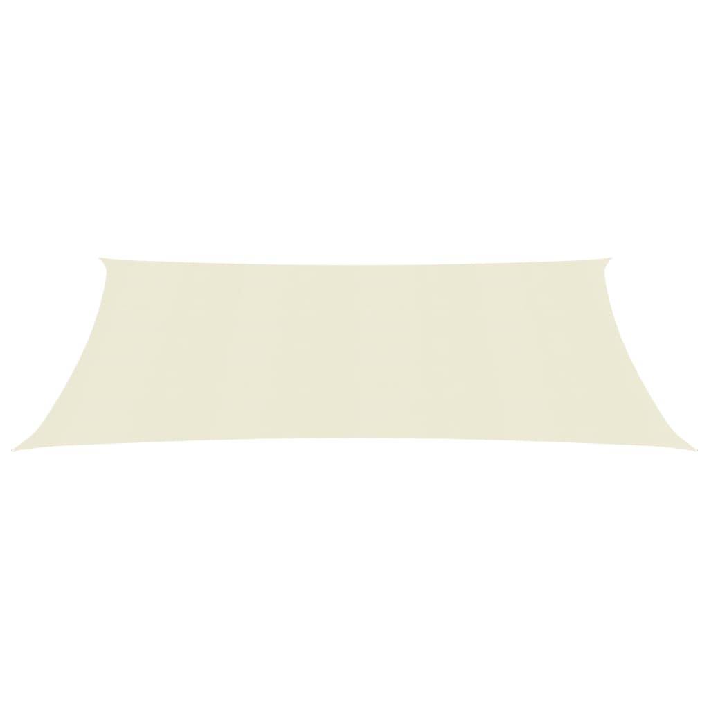 Helloshop26 - Voile toile d'ombrage parasol 160 g/m² PEHD 6 x 8 m crème - Image 2